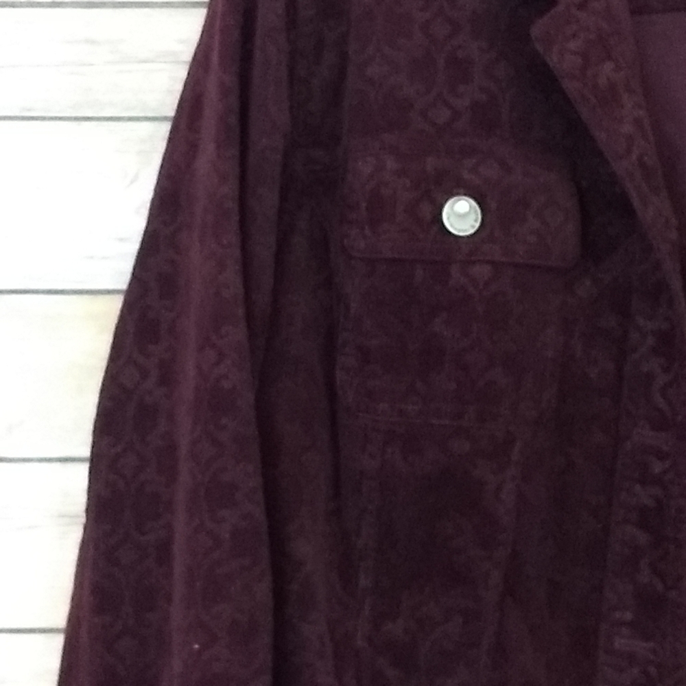 NWOT lightweight Jacket, Wine/burgundy color, L - Picture 6 of 7